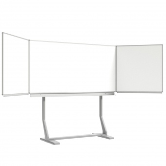 Klapp-Schiebetafel freistehend, Mittelfläche 200x100 cm, Stahl weiß, Klapp-Schiebetafel freistehend, Mittelfläche 200x100 cm, Stahl weiß,